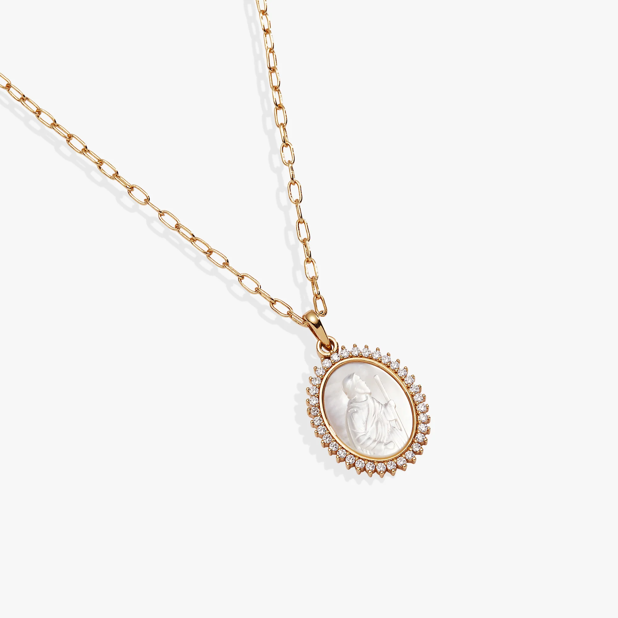 Divine Guides St. Christopher Pendant Necklace