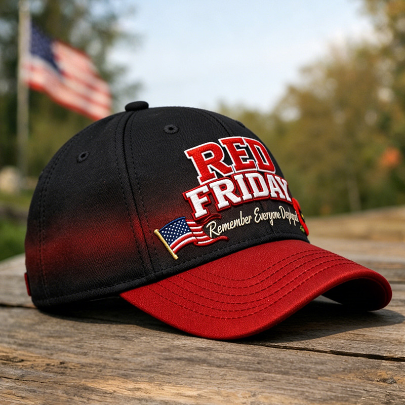 Red Friday Printed Casual Hat
