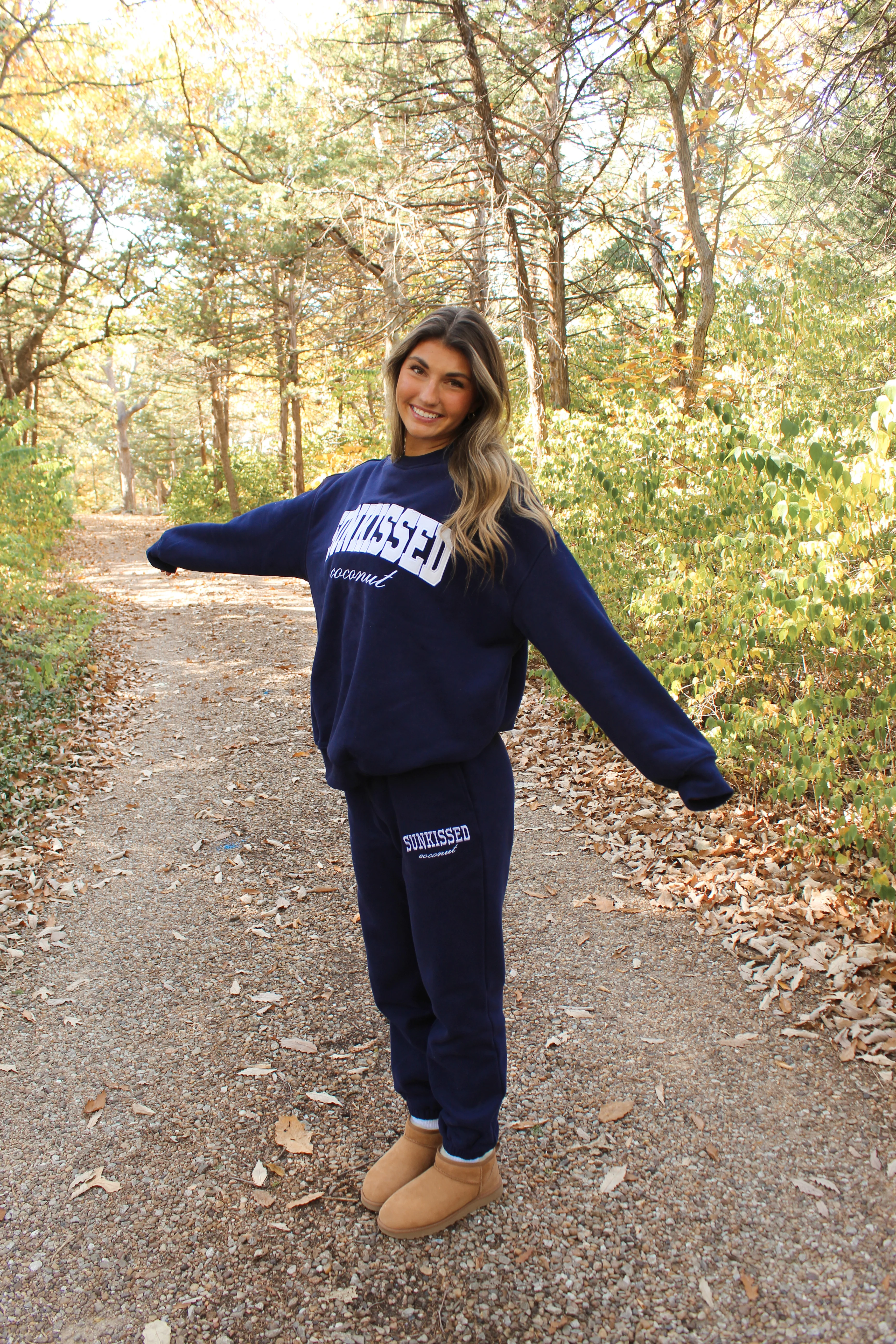 Navy Blue Yacht Club Jogger Sweatpants