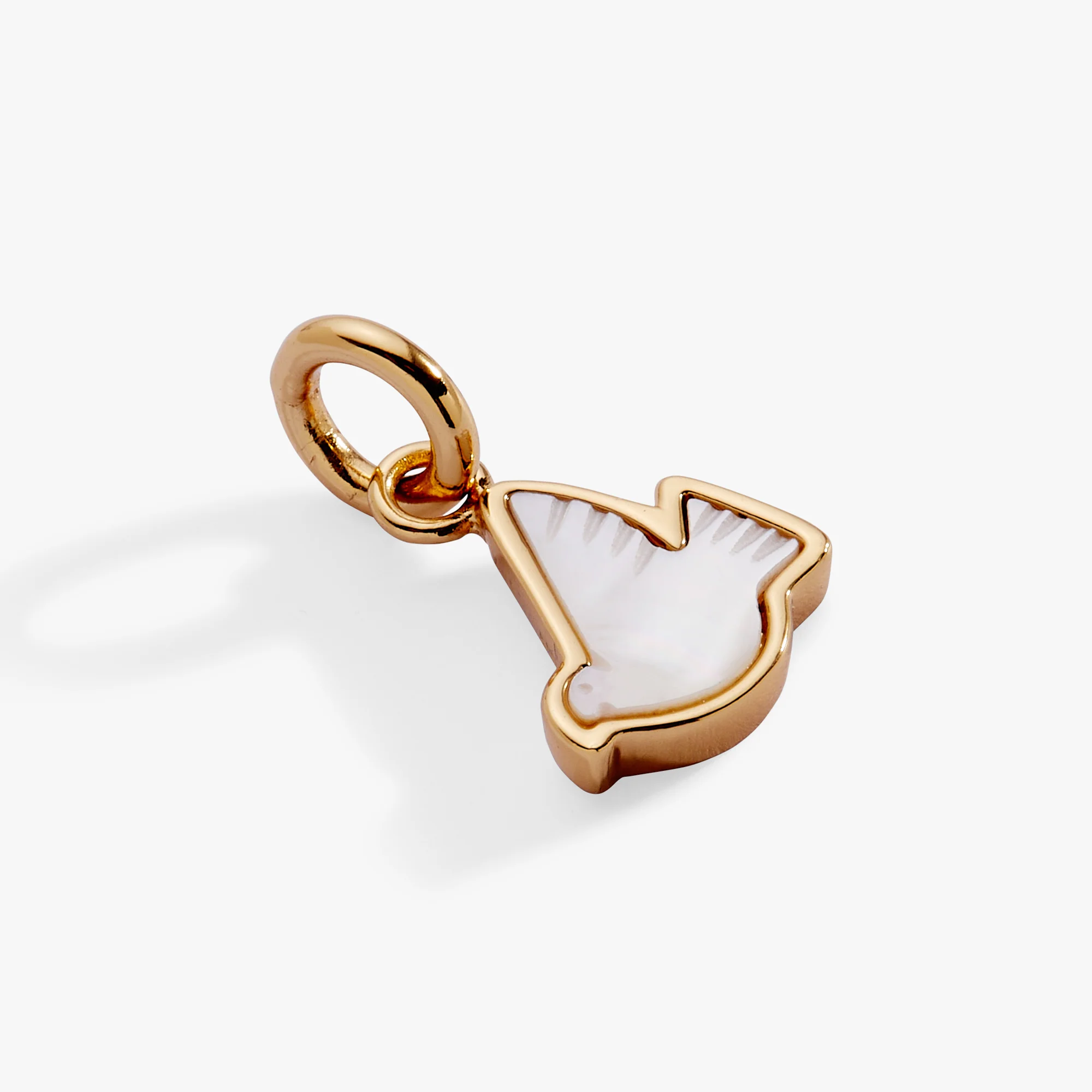 Dove 'Peace' Mother of Pearl Charm