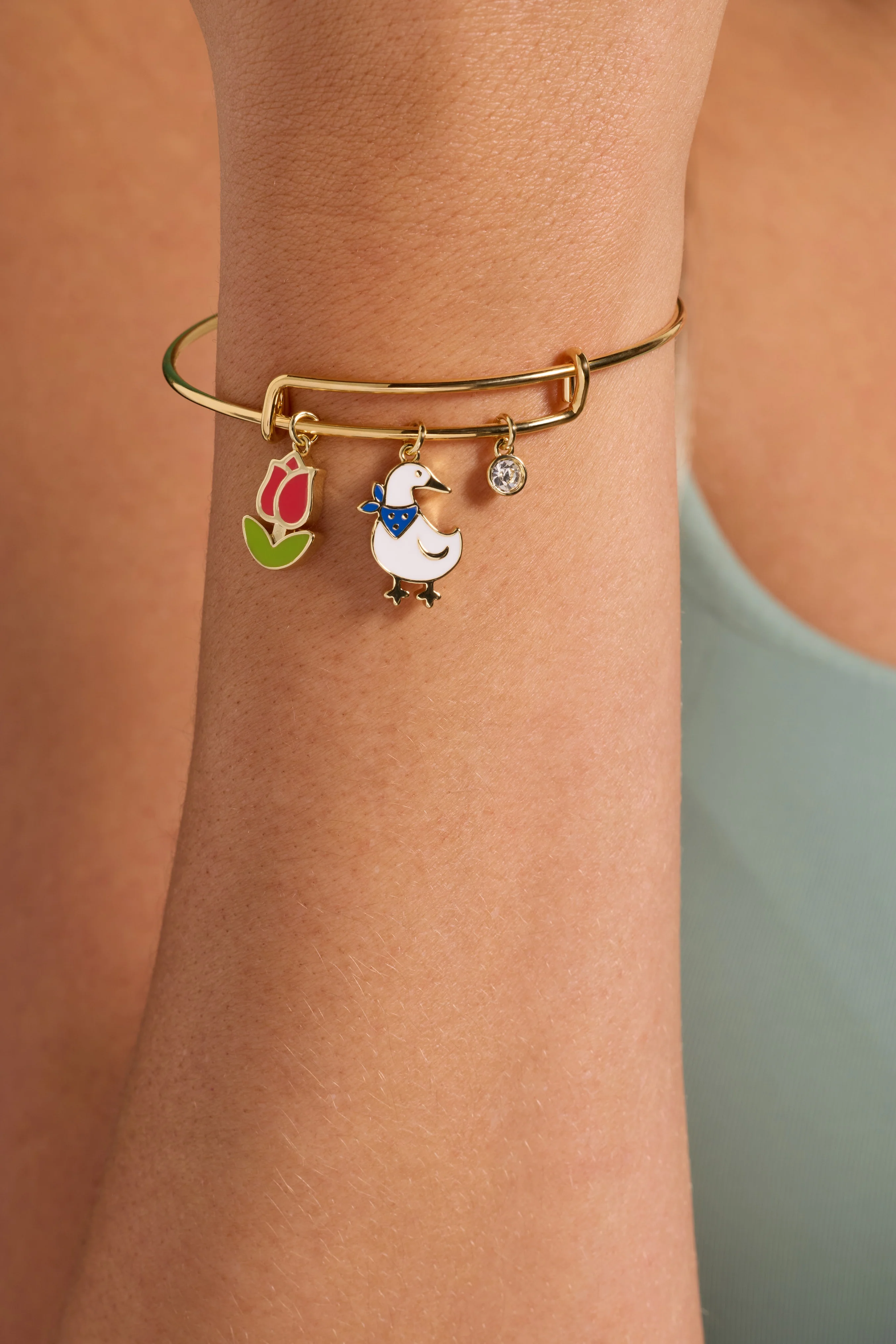 Garden Party Multi Charm Bangle