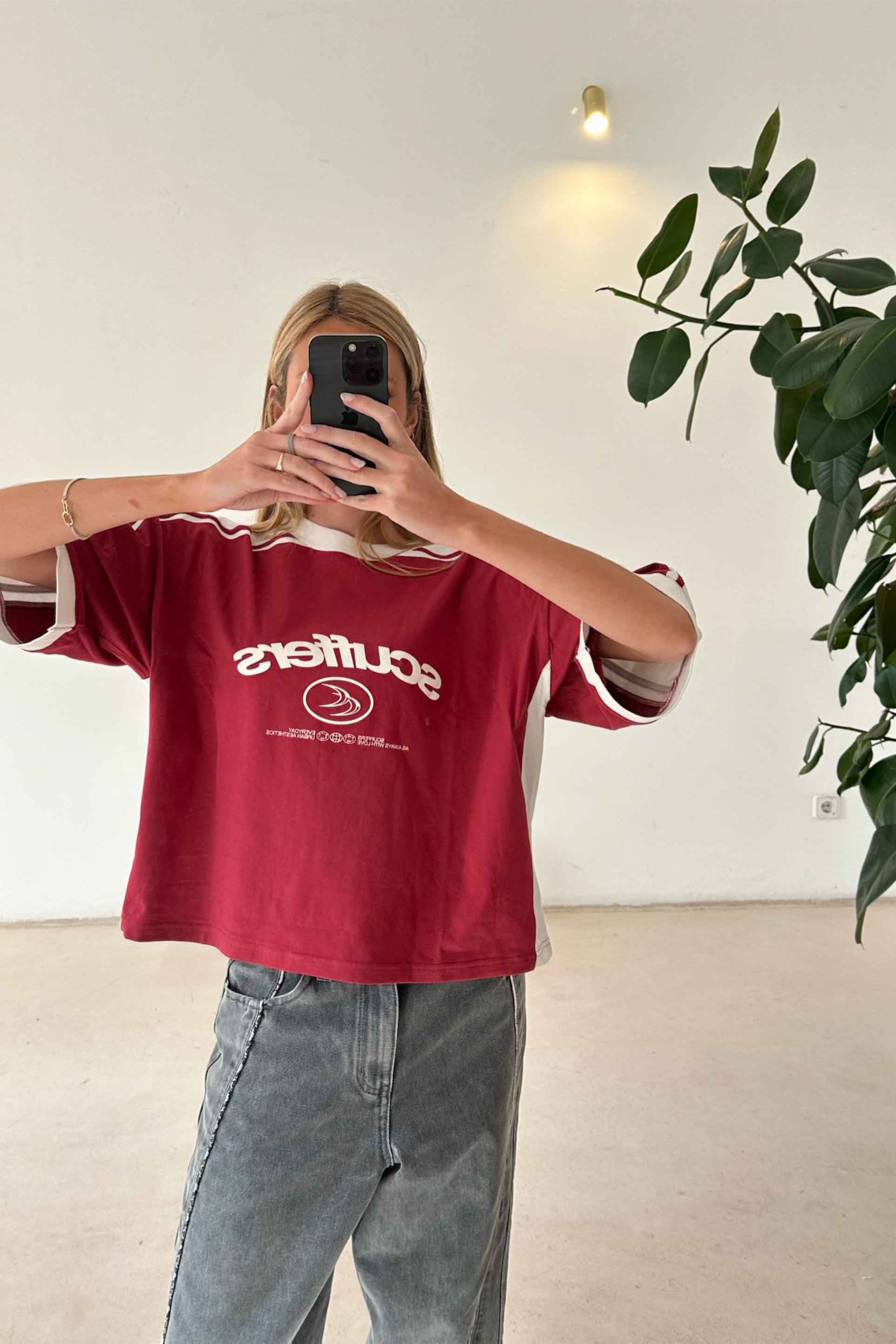 Effortless Burgundy T-Shirt