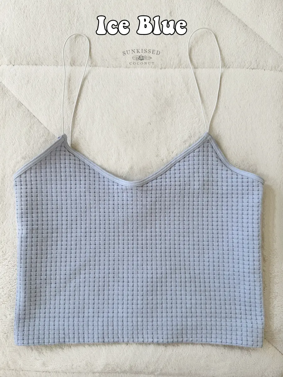 Tropical Waffle Seamless Nikibiki Camis