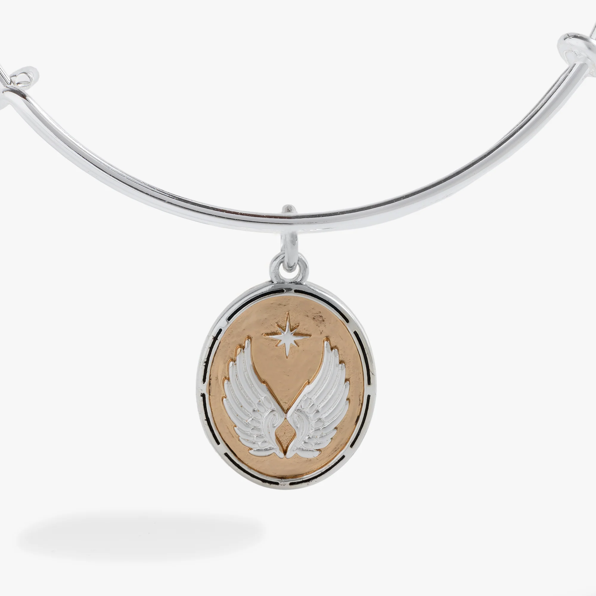 Two-Tone Guardian Angel Bangle