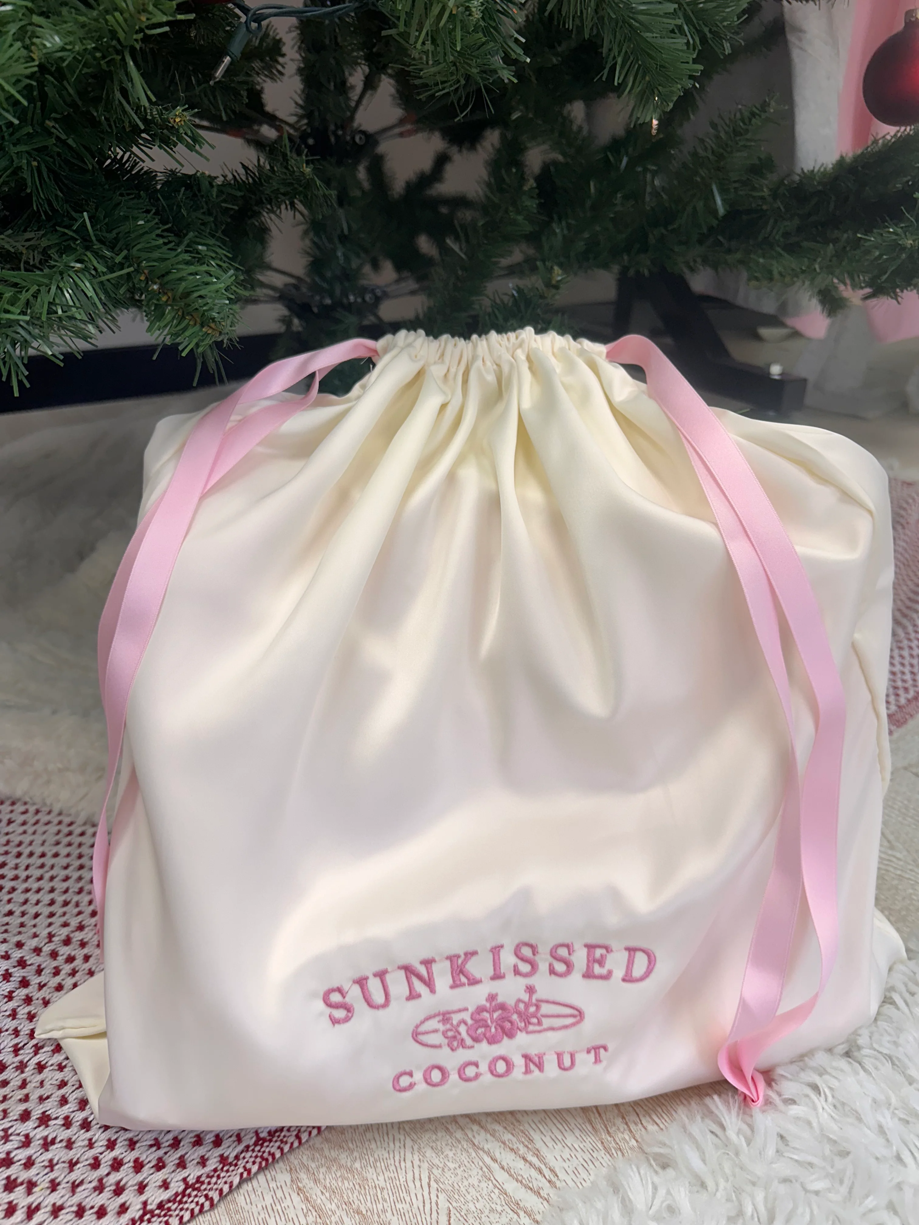 Gift Bag Luxury Sunkissedcoconut Embroider