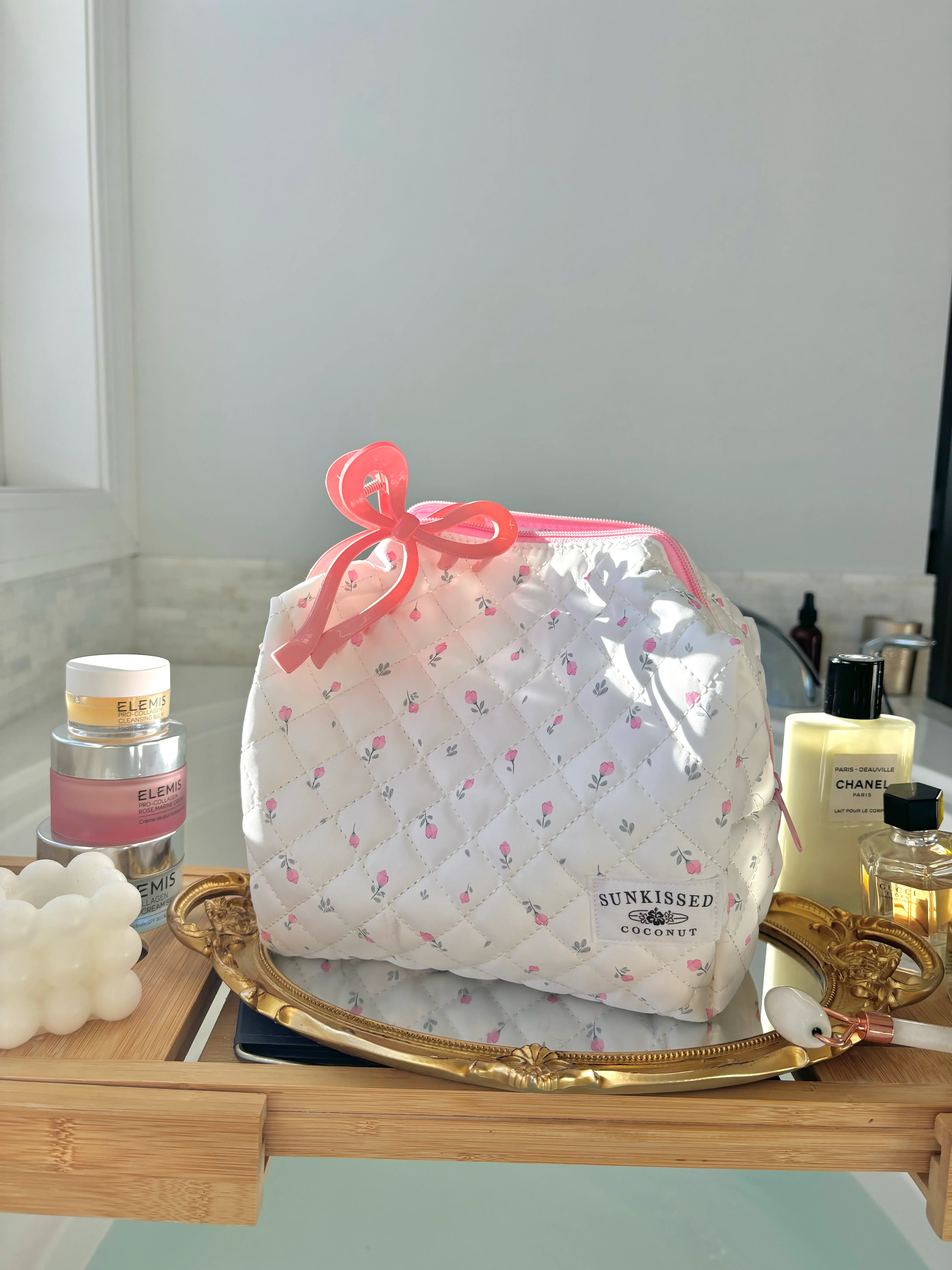 Roses Handmade Travel Bag