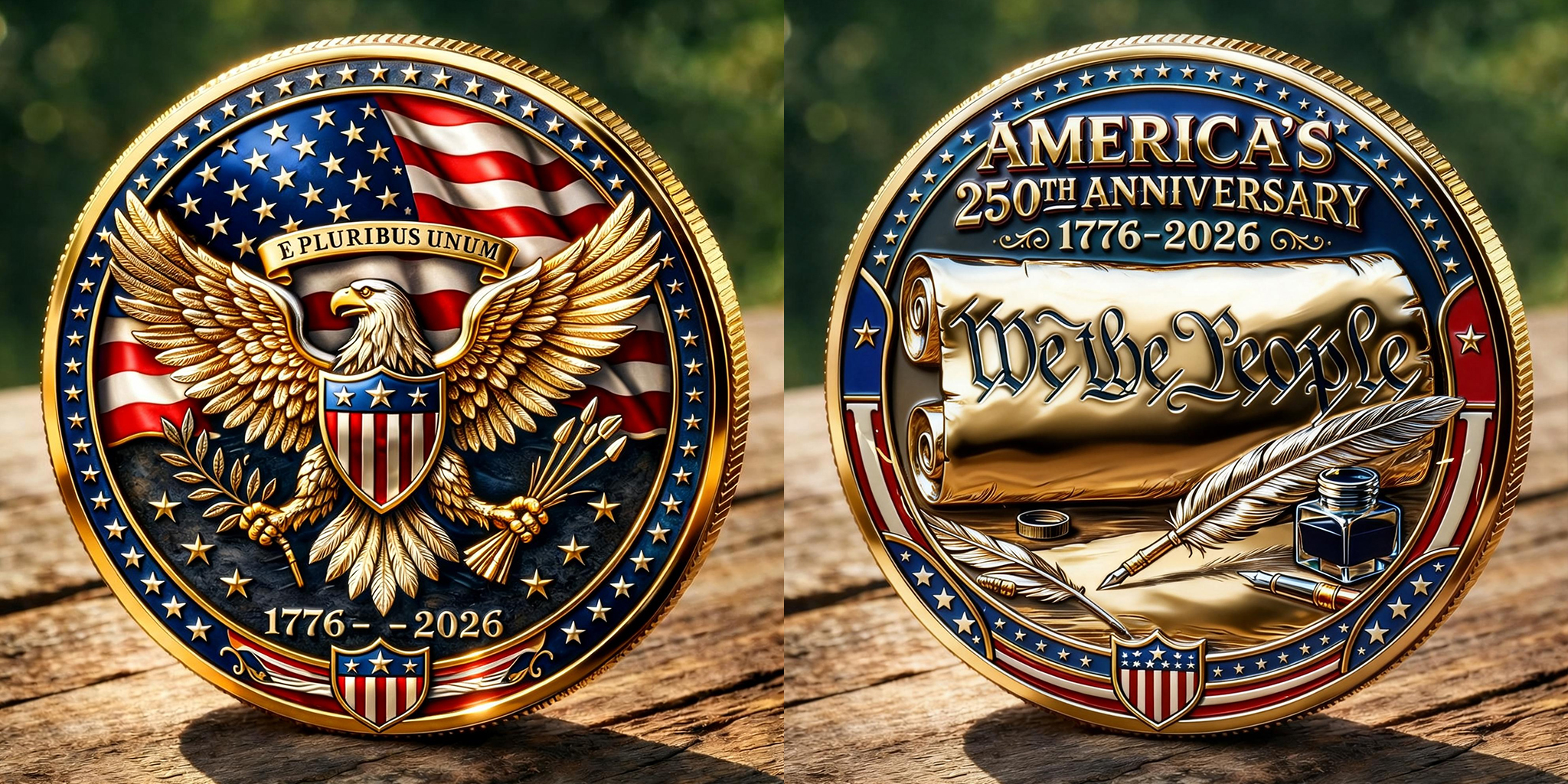 America’s 250th Anniversary Commemorative Coin (1776–2026)
