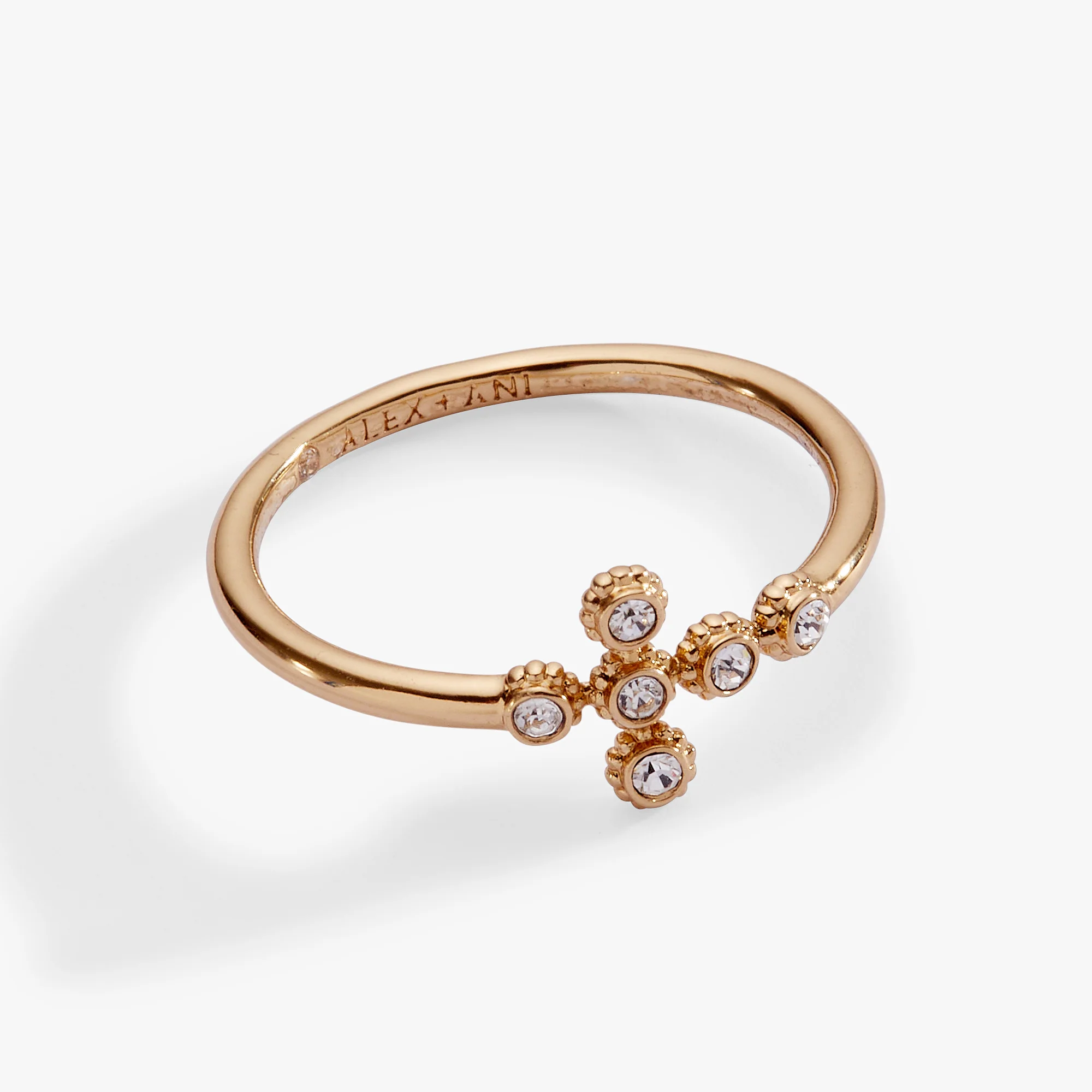 Coquette Christian Cross Ring