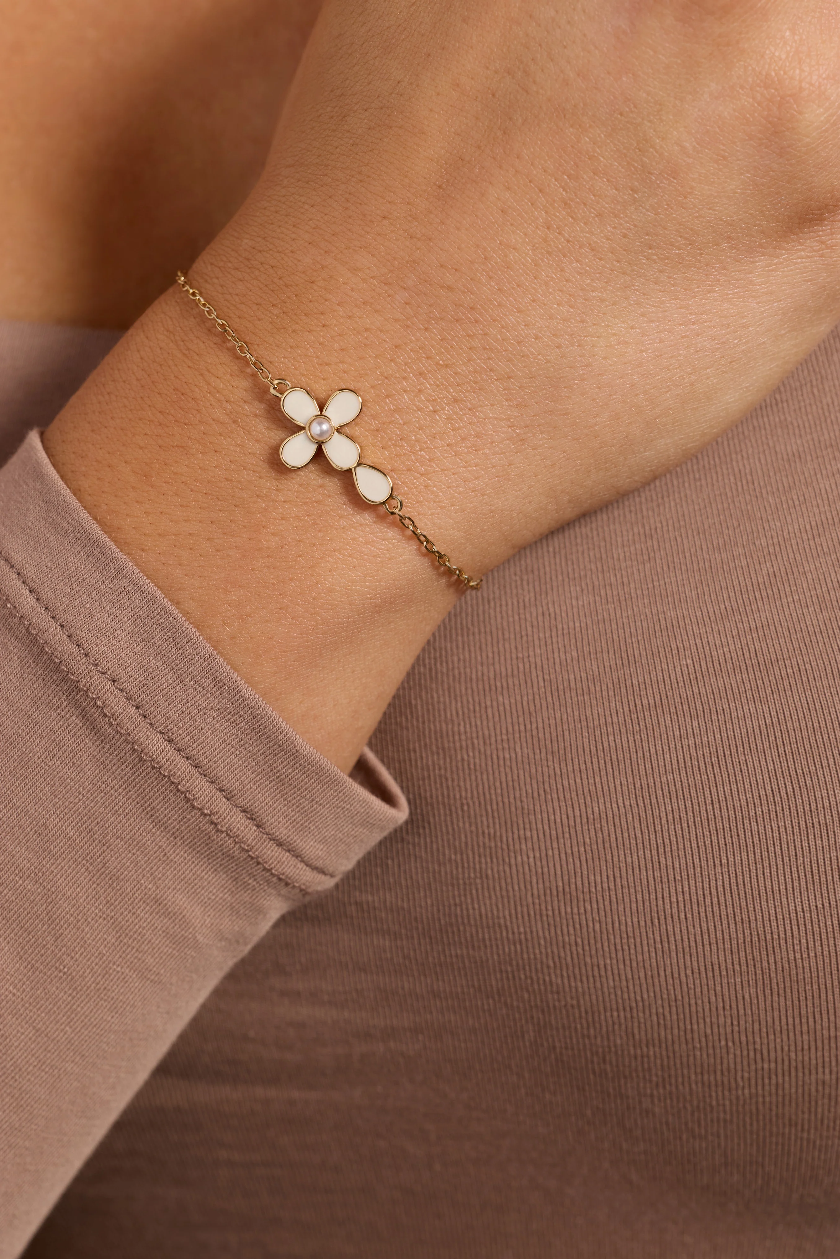 Coquette Christian Cross Bolo Chain